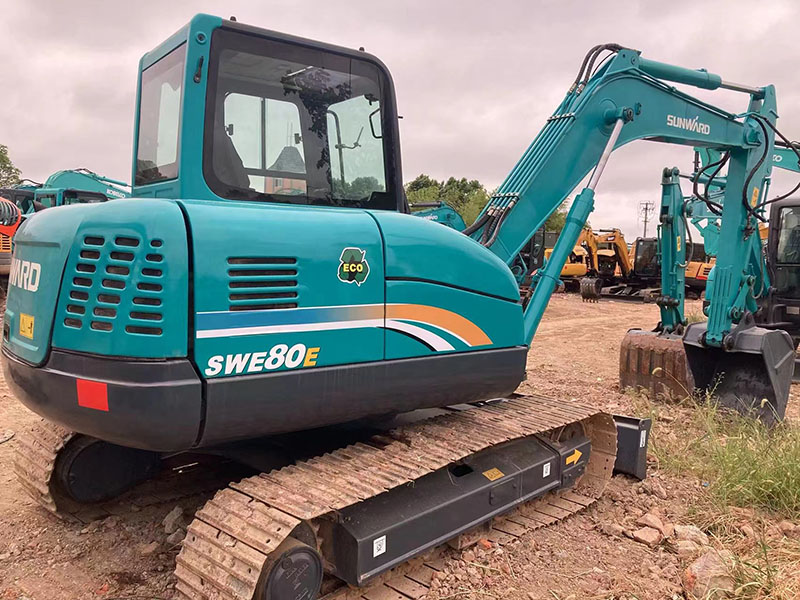 Used Excavators Sunward Swe80e Sale for Earth-moving High Quality Low Price