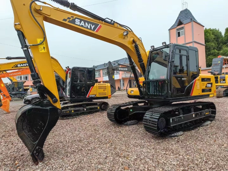 Used Excavator China Sany SY135C Crawler Excavator in Good Condition Sy135 Excavator Digger 13ton Sy135c-9 Global Sales