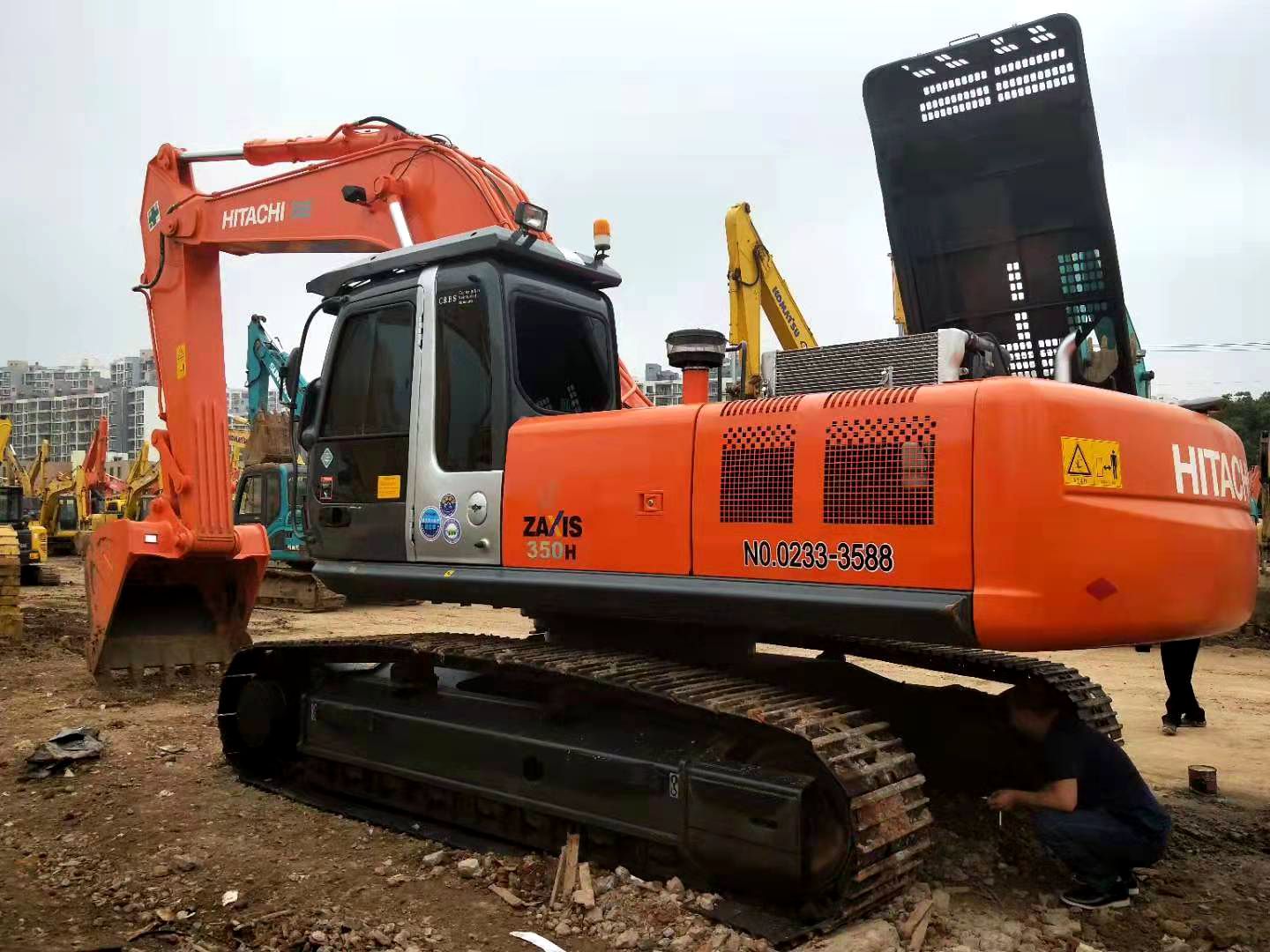 Japanese Original Hitachi ZX350 Used Excavator 35 Ton Second Hand Crawler Machine