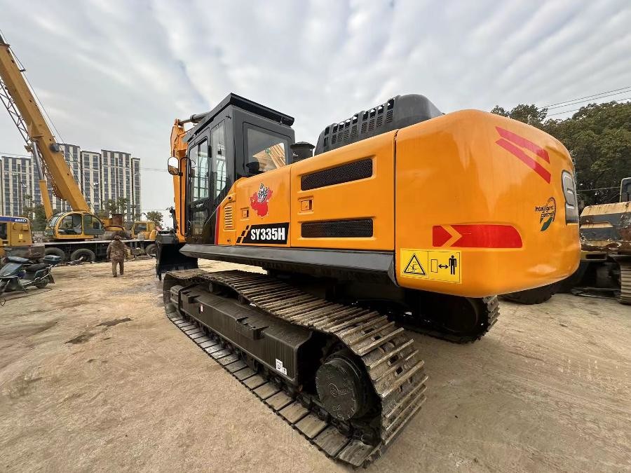 Repossessed SY335H Used Sany Excavator Crawler Digger For Construction
