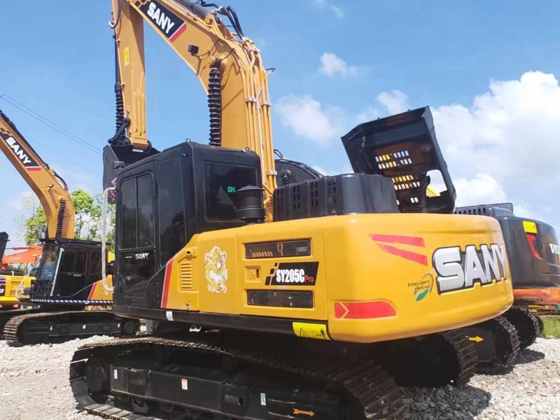 Top Brand Used Sany Excavator Machine SY205C SY205C-8S SY205-9 20 Ton Sany Excavator Price