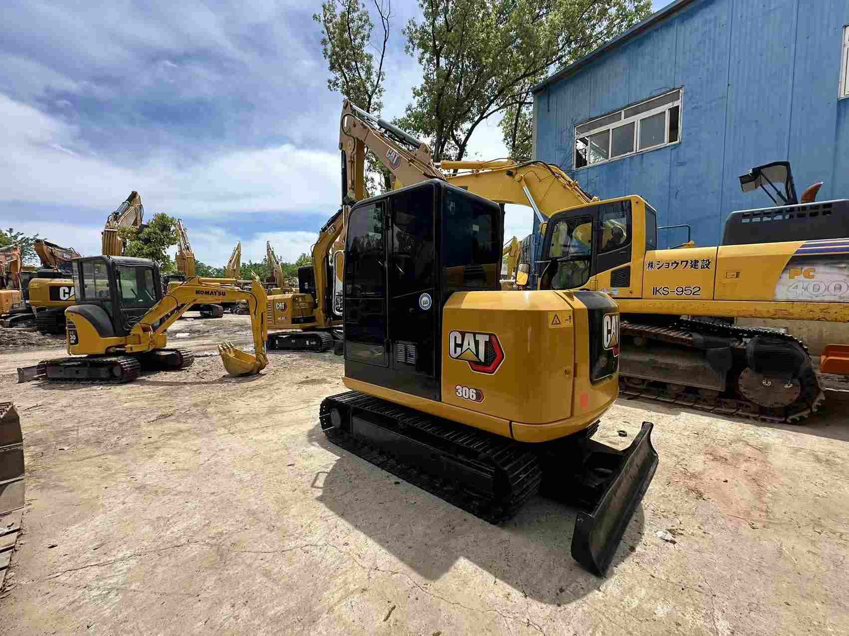 37KW Second Hand Mini Excavator Digger Caterpillar 306E2 5800KG