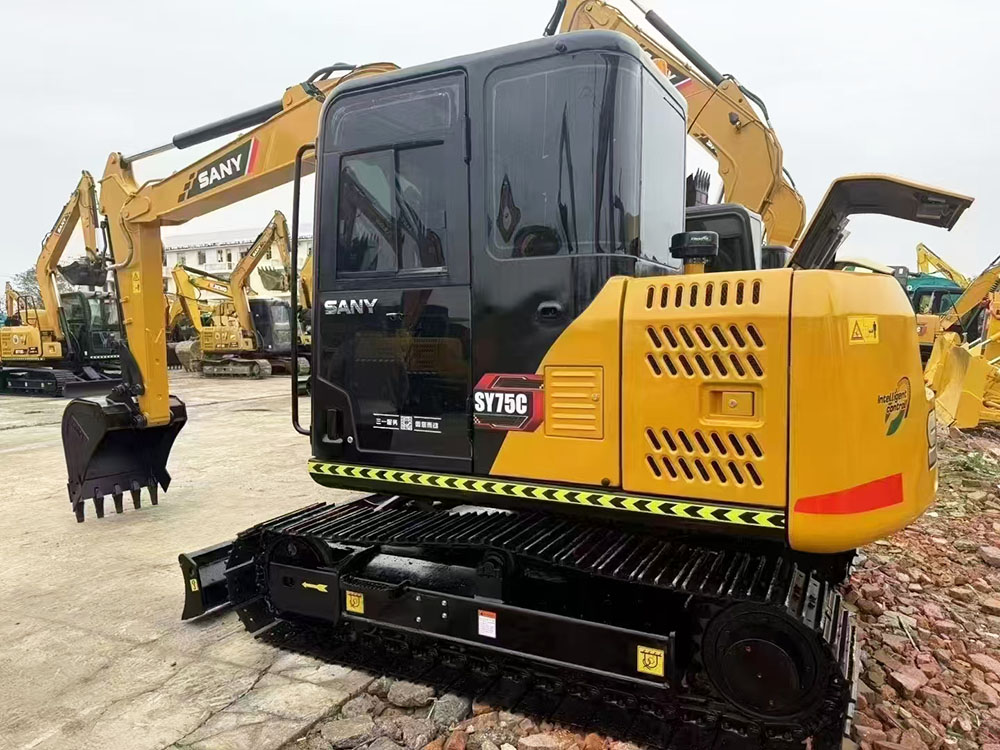 Hot Sale Used Sany SY75C 75c-9 SY75C-10 Excavator 7.5 Ton Excavator Crawler Excavator Price