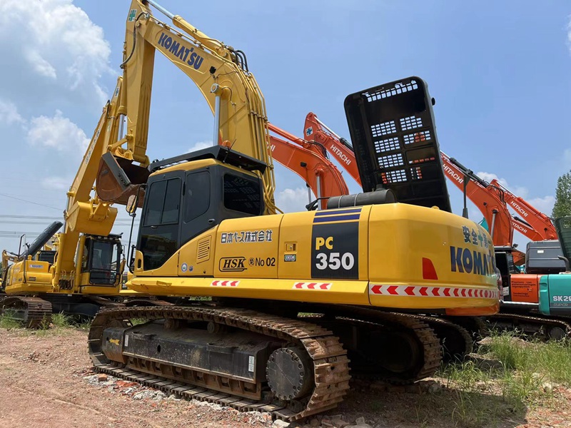 Used Japan Second Hand Komatsu PC350-7 Digger 35 Ton Excavator Machine