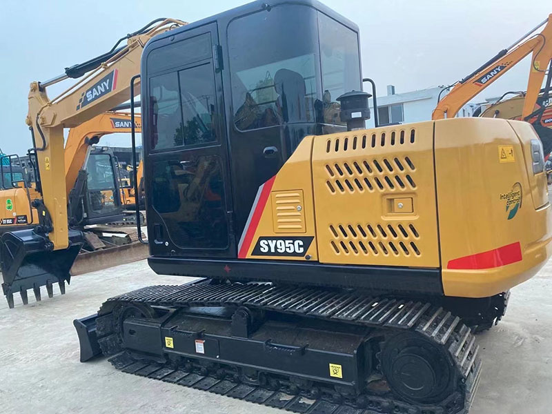 User Friendly Sany SY95C Mini Used Excavator Second Hand Digger 9.5Ton