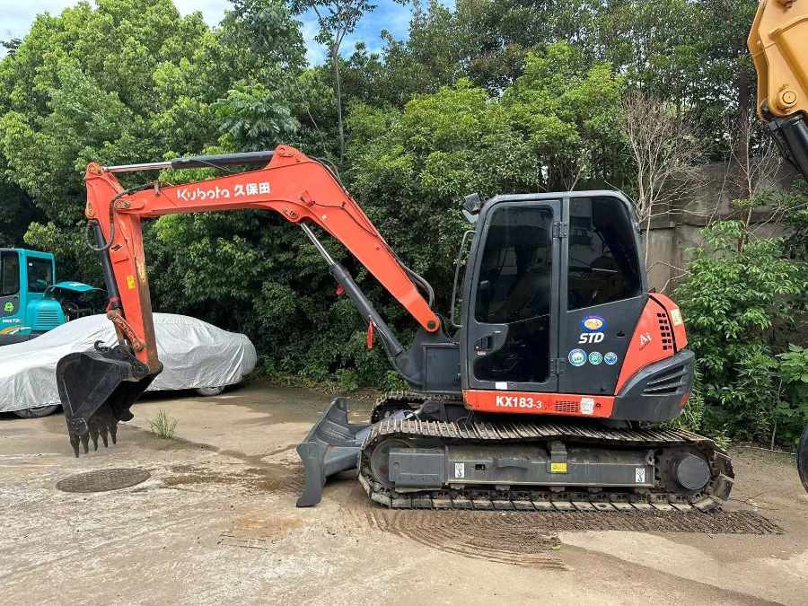 8Ton KX183 Used Kubota Excavator Mini Japan Original Crawler Digger