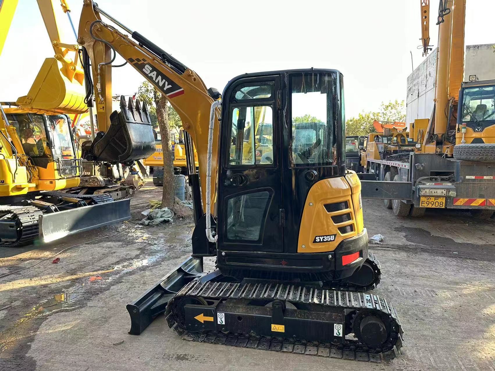 Sany SY35U Equipment Trader Mini Excavator Second Hand Construction Machinery