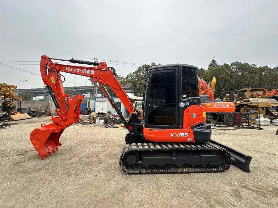 Municipal Engineering Used Kubota Excavator Kx165 Kx163 Kx155 Mini Digger