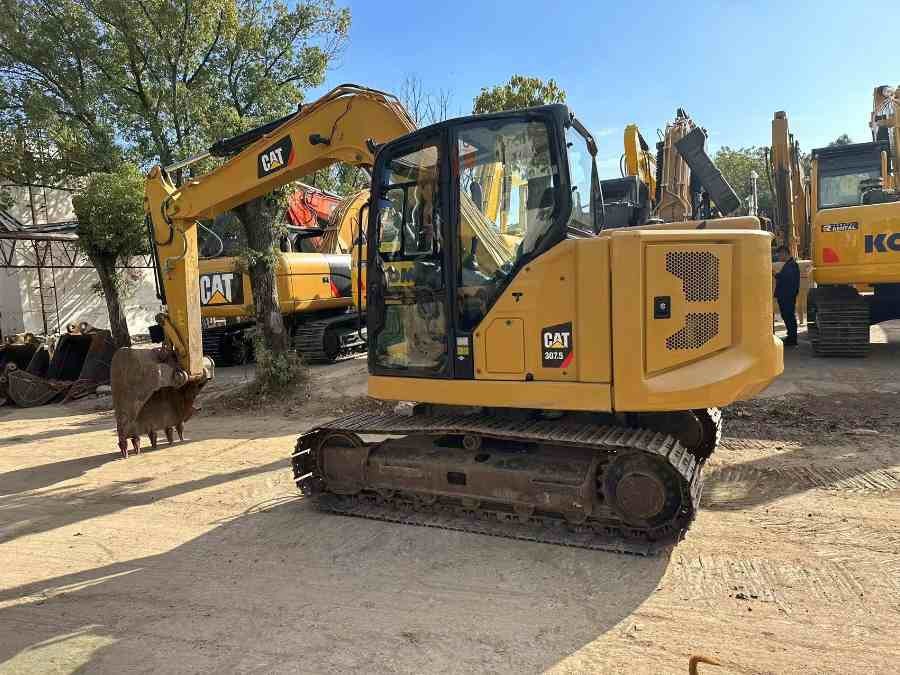 High Performance Caterpillar 307.5 Pre Owned Mini Excavator Used Micro Excavator