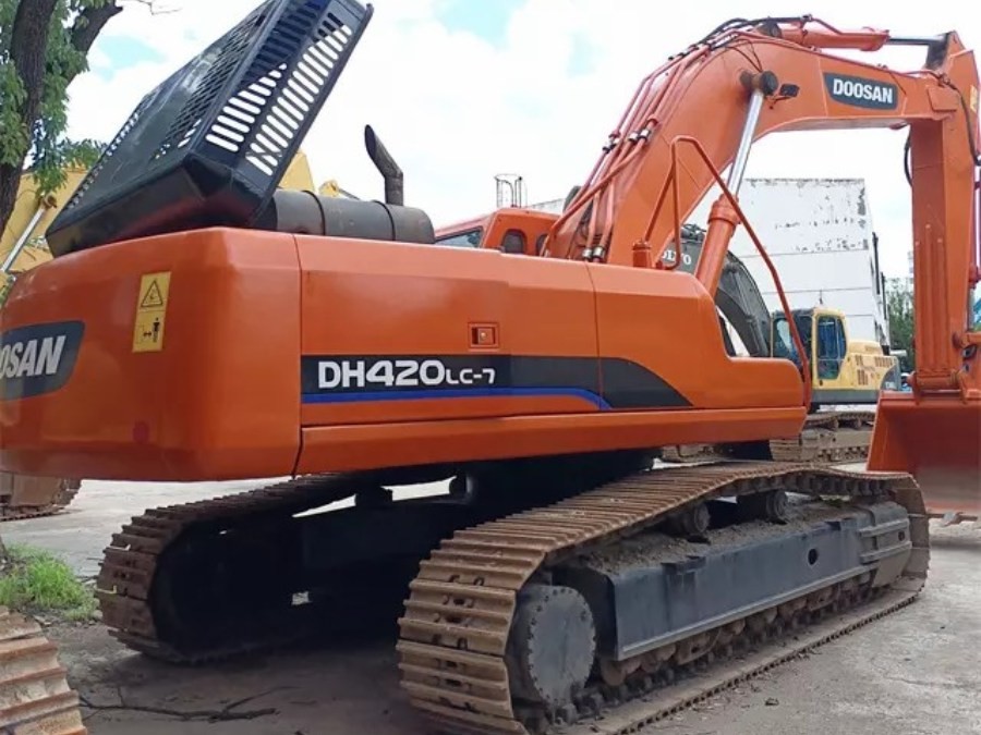 Secondhand Doosan DH420LC Earth Excavation Equipment Mining Digger