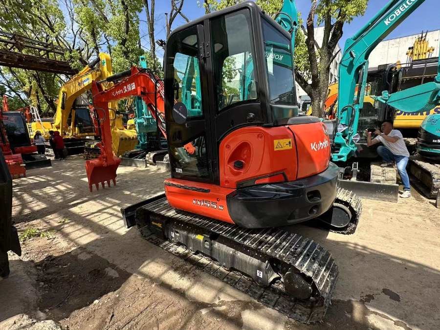 5.5ton Mini Used Kubota Excavator Second Hand Kx155-5 2200RPM