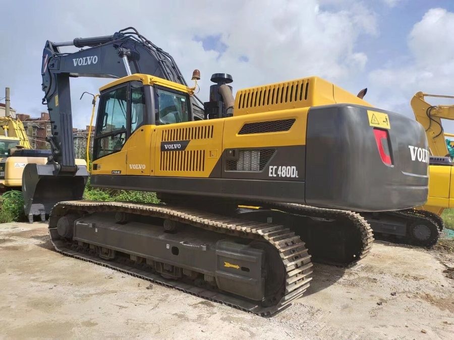 Large Used Volvo EC480DL Excavator 48 Tons Hydraulic Crawler Diggers