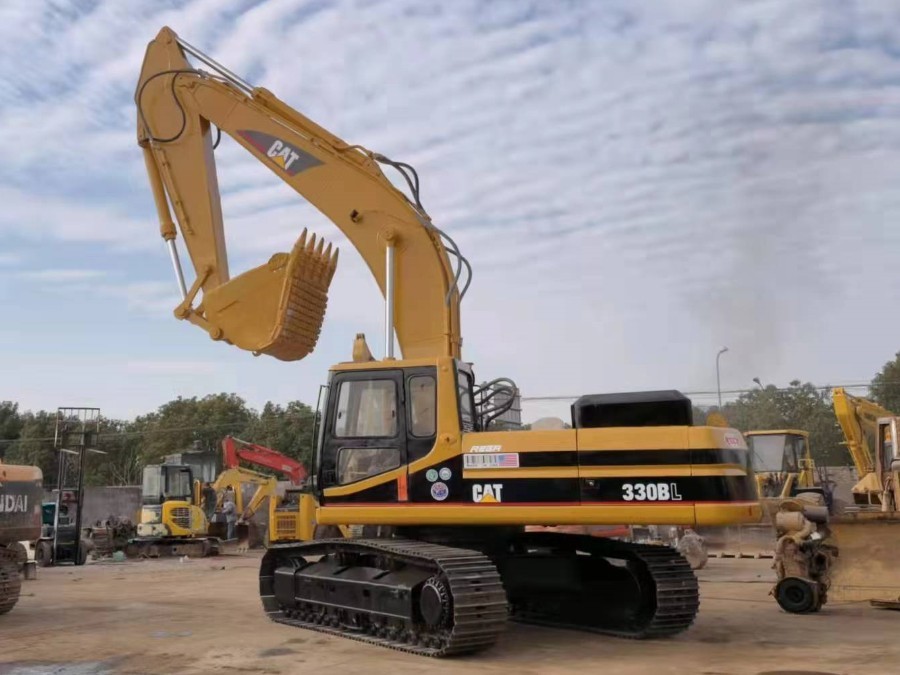 Large Used CAT Excavator 330BL Digger For Road Construction