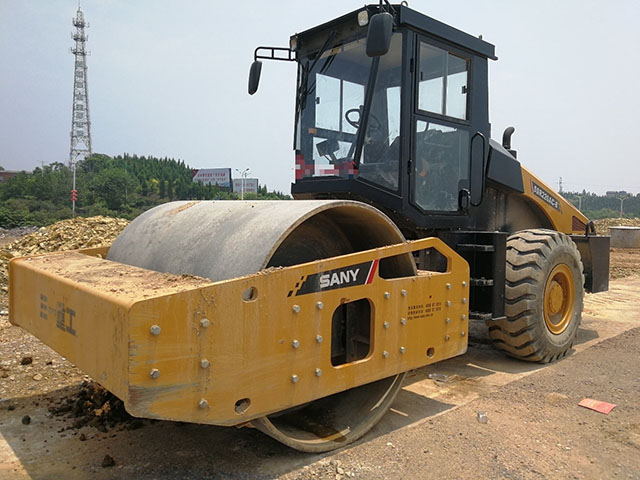 SANY SSR220AC-8 22 Ton Single Drum Vibratary Road Roller for Sale with WeiChai Engine