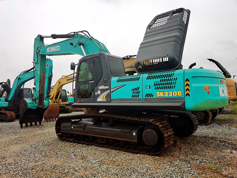 SK330-8 Old Kobelco Excavator Hydraulic Crawler Earth Moving Equipment