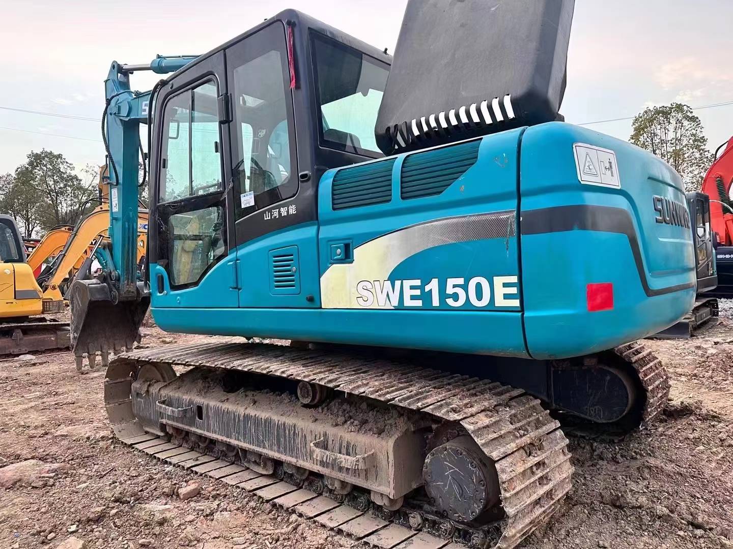 2023 for Sunward SWE150E 15 Ton Hydraulic Crawler Excavator Medium Used Good Condition with DPF From Sweden