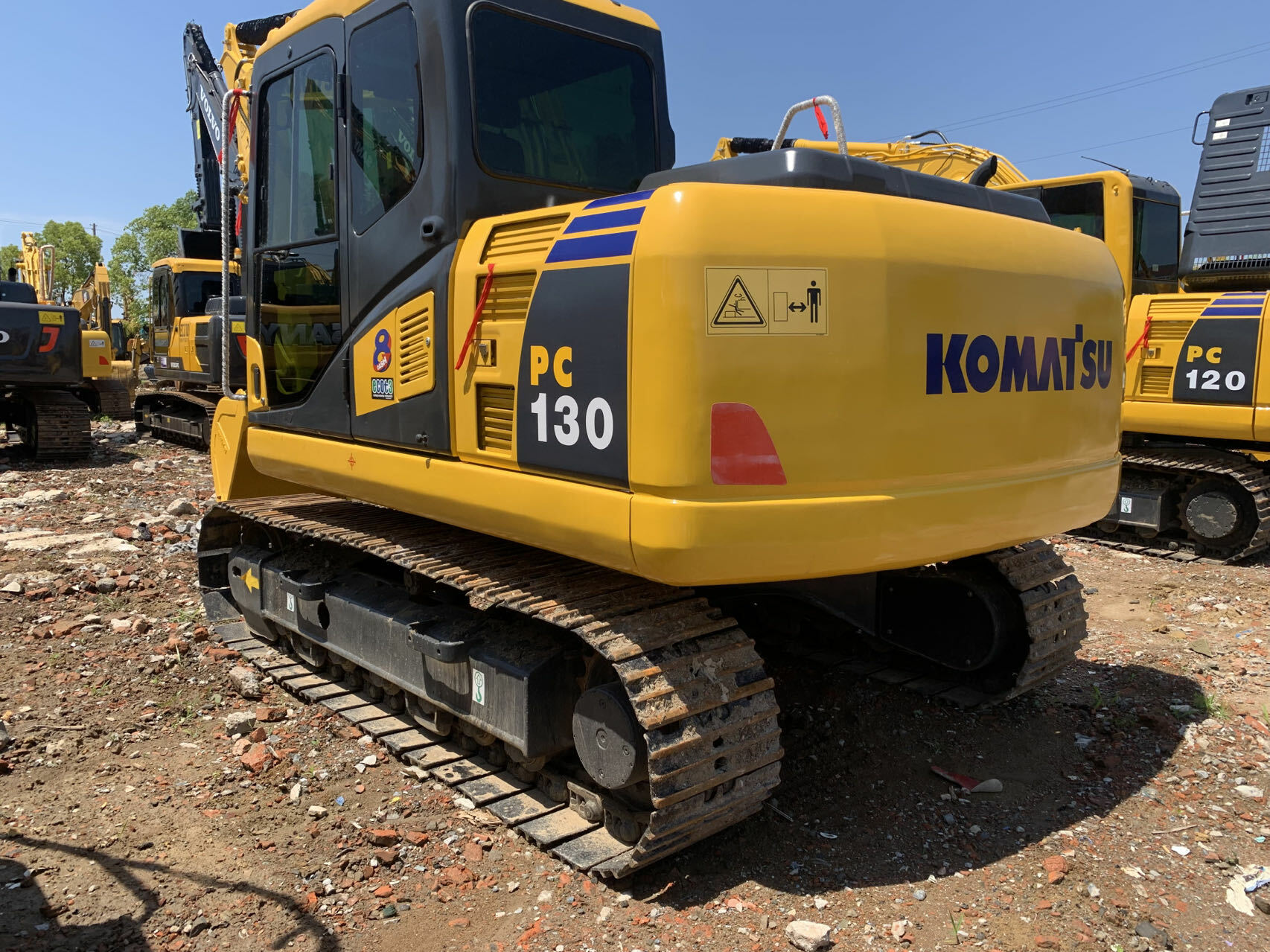 Used Original Komatsu PC130-8 Crawler Excavator 13ton Japan Made with Core Engine Second-Hand Komatsu  PC130-8