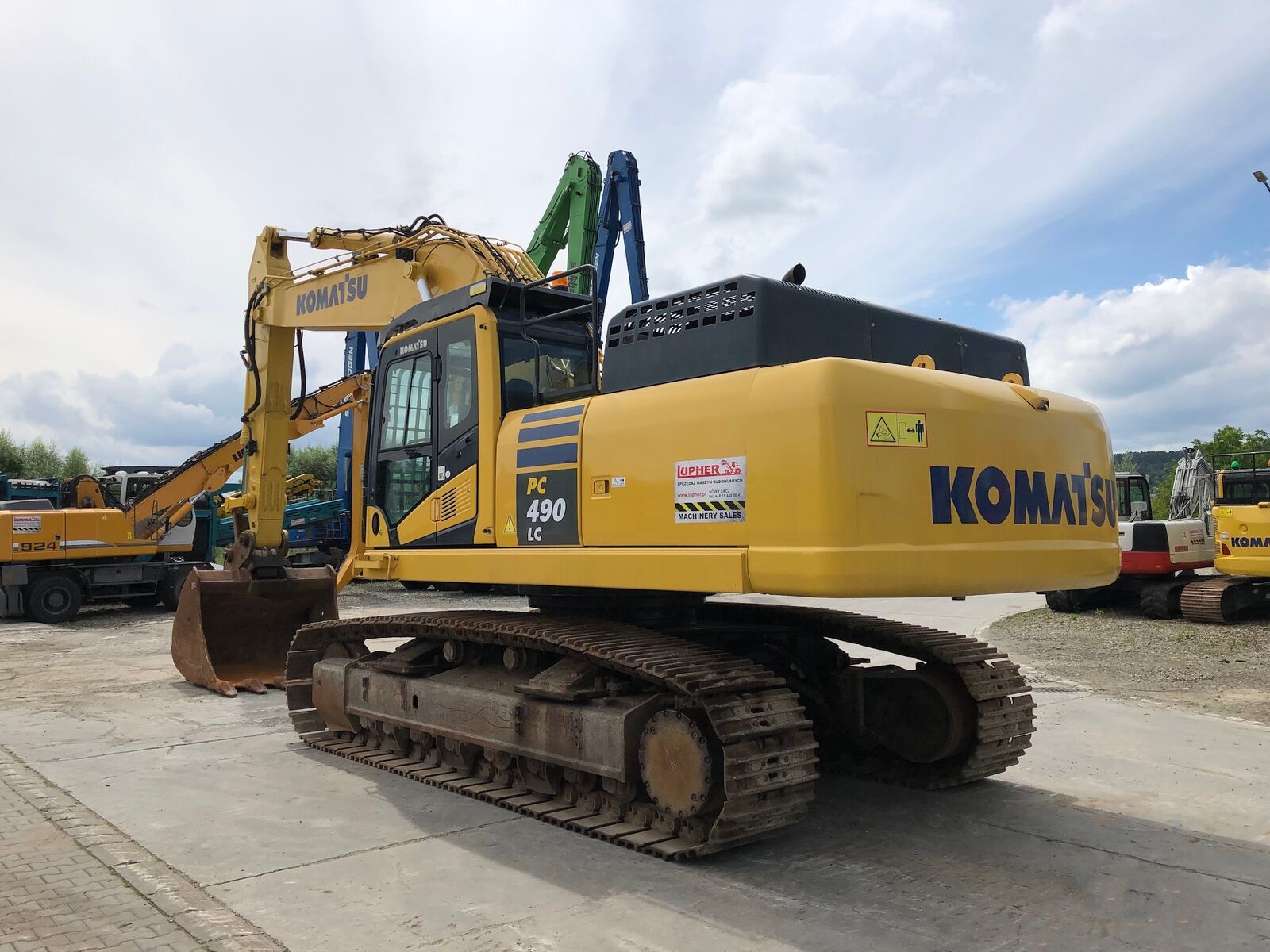 Original Used Japan KOMATSU PC490LC-10 Excavator Second Hand 49 Ton Digger High Quality in Stock