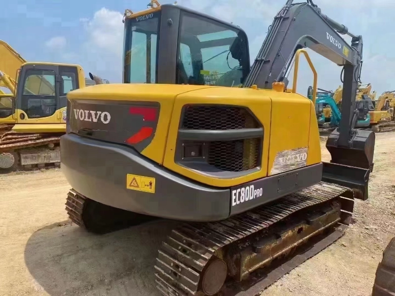 Used volvo Excavator E80Blc EC80 EC80B EC80D 8Ton Large Size Second Hand Construction Equipment