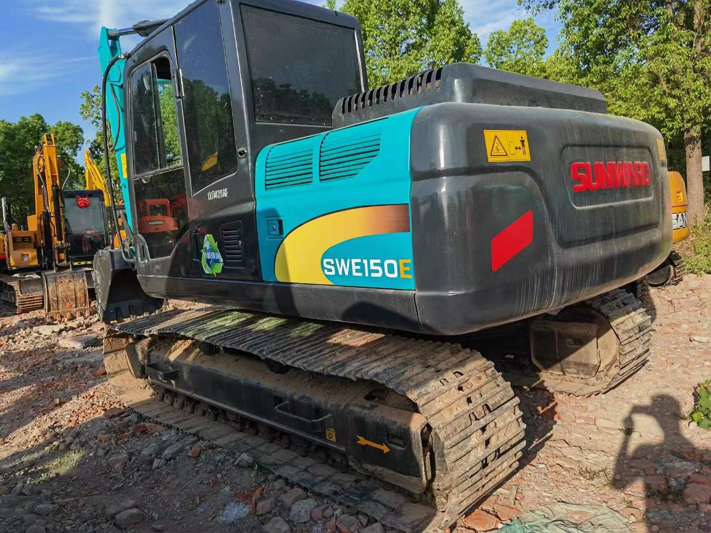 15ton Sunward Excavator SWE150E Medium Used Excavators China Brand Swe150 Excavators for Sale