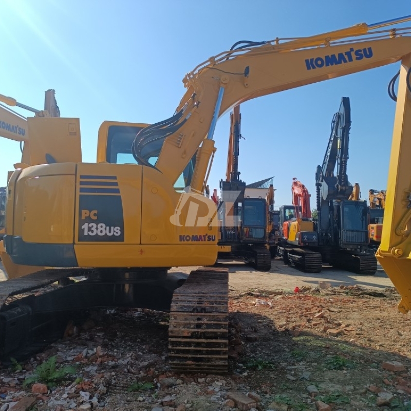 Used 13Ton PC138us Excavator Second Hand Crawler Digger For Sale