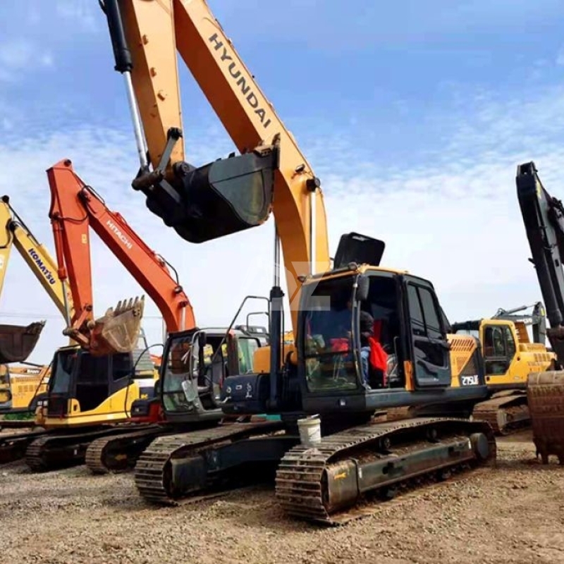Original Hydraulic Used Hyundai Excavator R275vs Cummins Engine