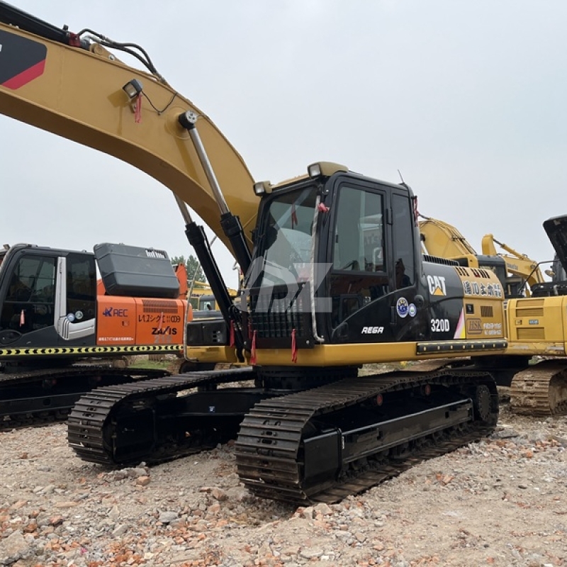 20 Ton Used CAT Excavator 320D Repossessed Earthmoving Equipment