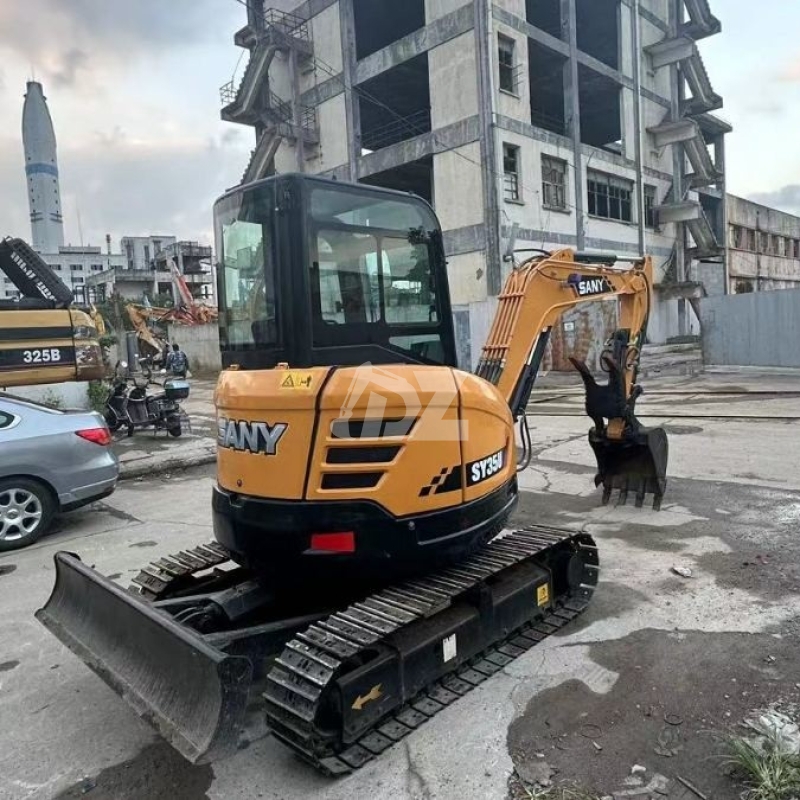 Sany SY35U 2nd Hand Diggers Pre Owned Mini Excavator Hydraulic Crawler 3.5 Ton