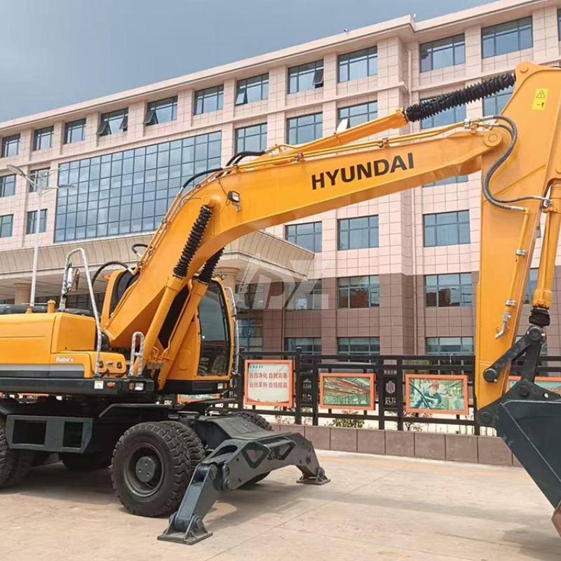 Mining Used Hyundai 210W-9 Wheel Digger For Sale Price Second Hand Excavator