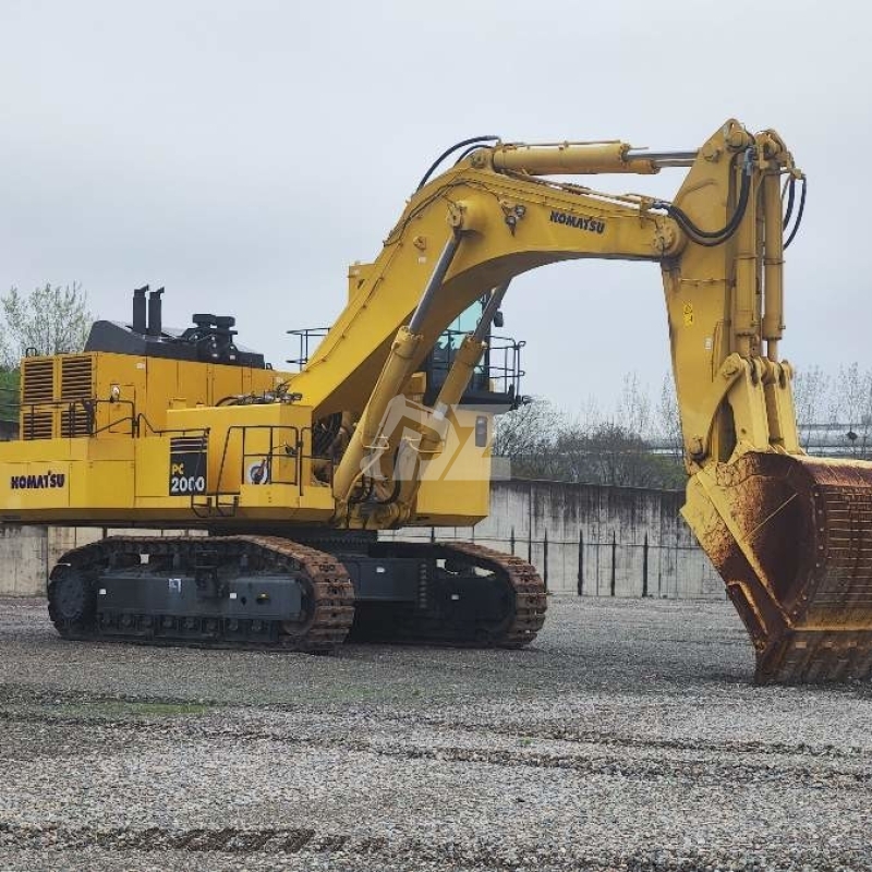 Original Second Hand Komatsu Excavator PC2000-8 Large Earth Moving Machinery