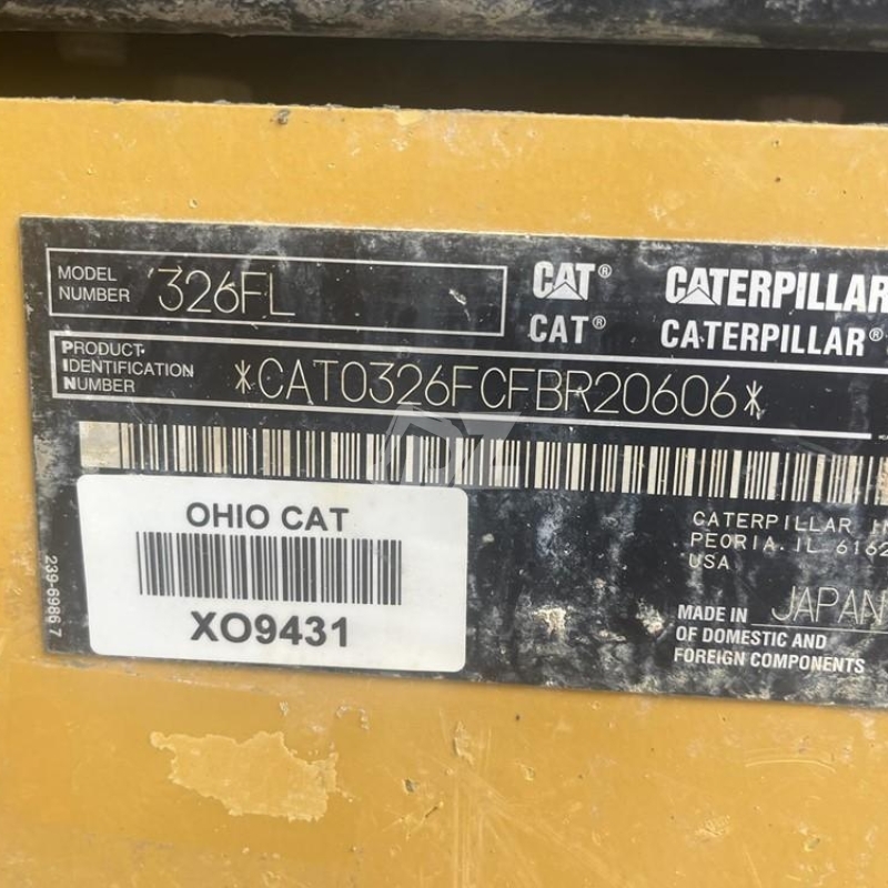 Used Cat Excavators for Sale Cat 326FL Original Hydraulic Construction Equipment Excavator Digger