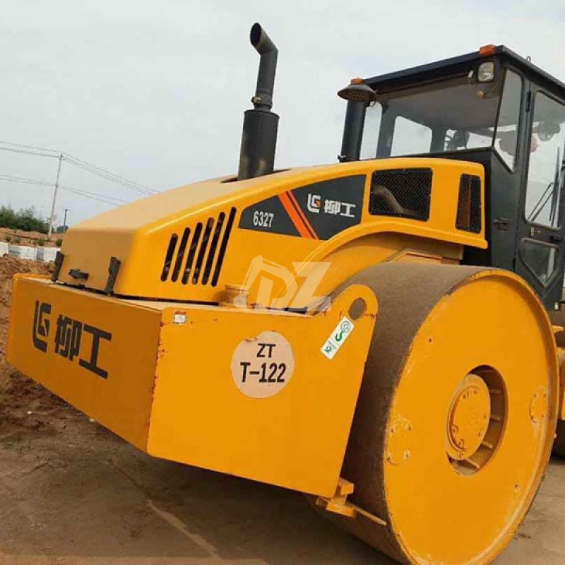 Chinese Brand Liugong CLG6327 27T Vibration Roller Used Condition Liugong 6327 Road Roller