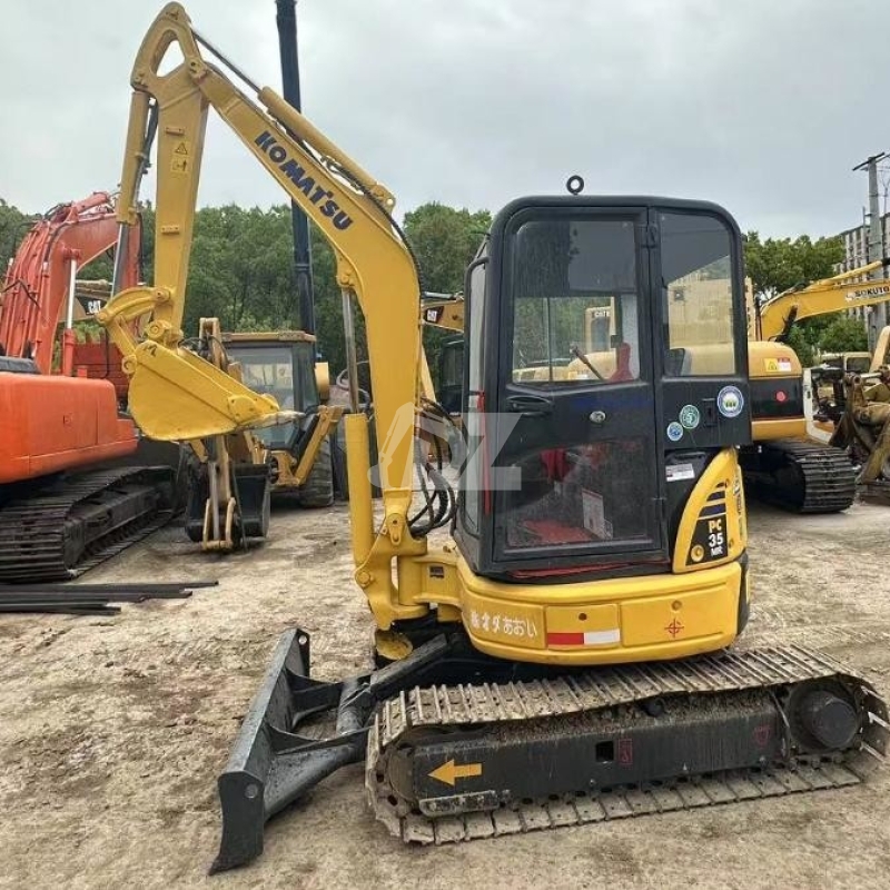 Japan Original PC35 Komatsu Used Equipment Secondhand Mini Excavator Crawler