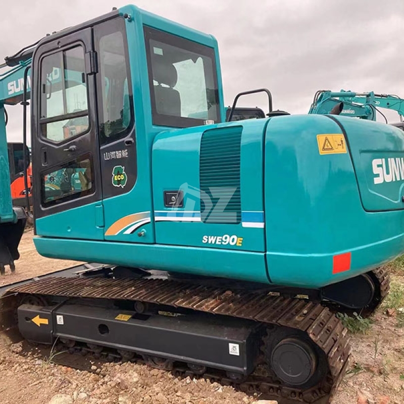 Used Excavators Sunwardd SWE90E for Sale in Shanghai Earthmoving Machinery Good Condition Low Hours
