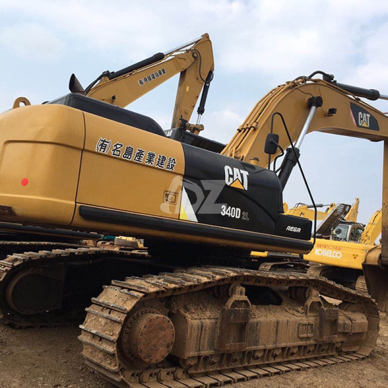 Large Caterpillar Used CAT 340D2L Excavator Secondhand 40 Ton Crawler Hydraulic Digger For Construction Work