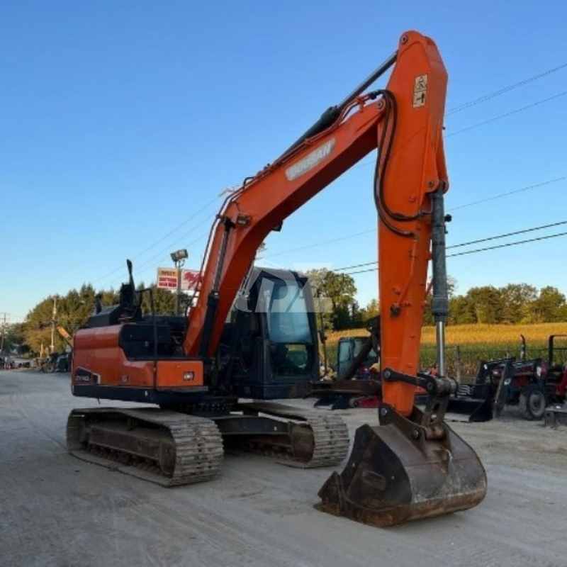 Used Doosan DX140LC Ground Digging Machine 2nd Hand Diggers Excavator