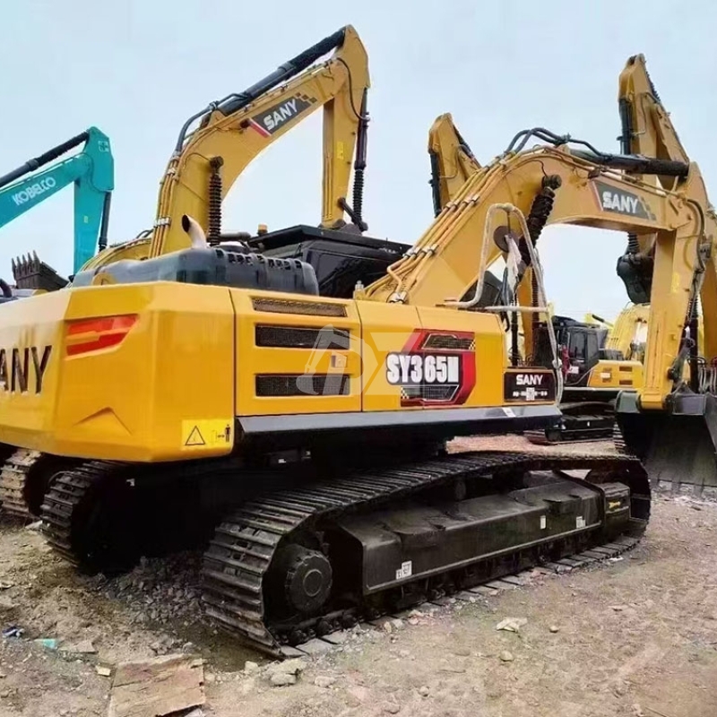 Bucket Rod Digging Force 180kN SANY 365H Used Crawler Excavator Engine Cooled to 50℃ in Desert Test