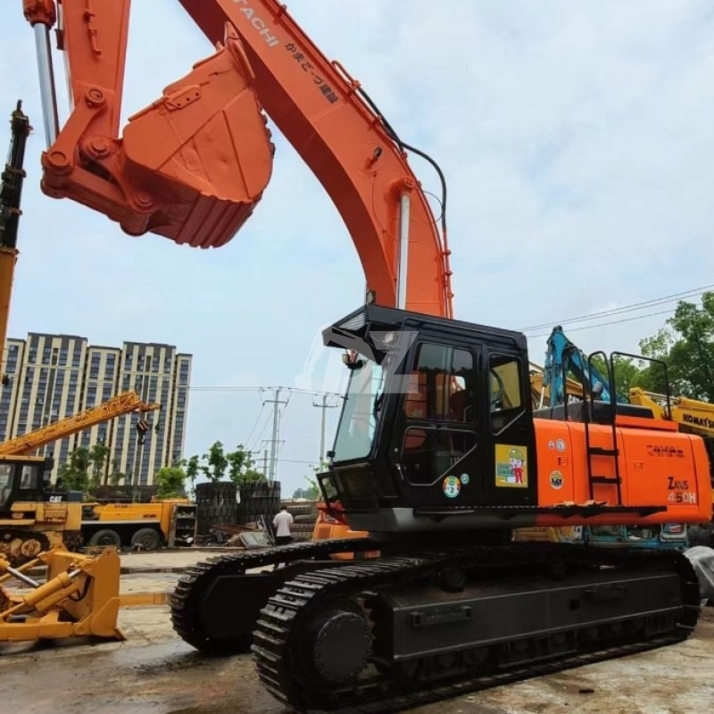 Large Scale Repossessed Hitachi Zx450 Equipment Trader Excavator 45Ton Isuzu Engine