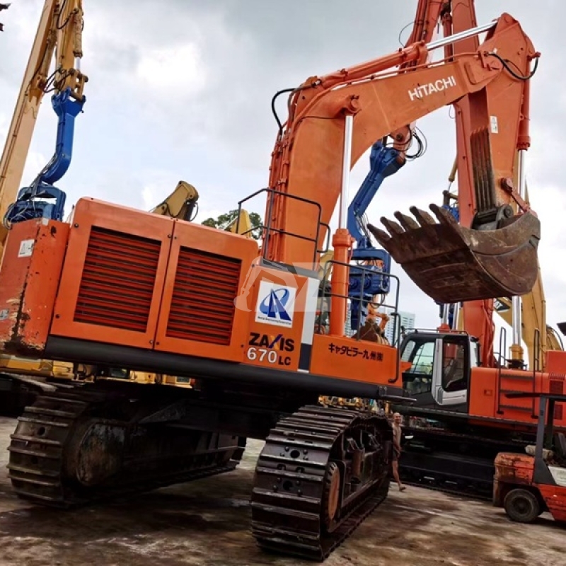 Construction Machinery Mining Mining Using a Second-hand Large Excavator Hitachi ZX670 Hitachi Excavator for Sale