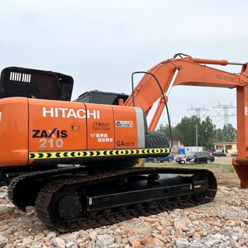 Good Quality Used Hitachi ZX210 Zaxis 210 210-3 Excavator Construction Machinery Hydraulic Crawler Excavators