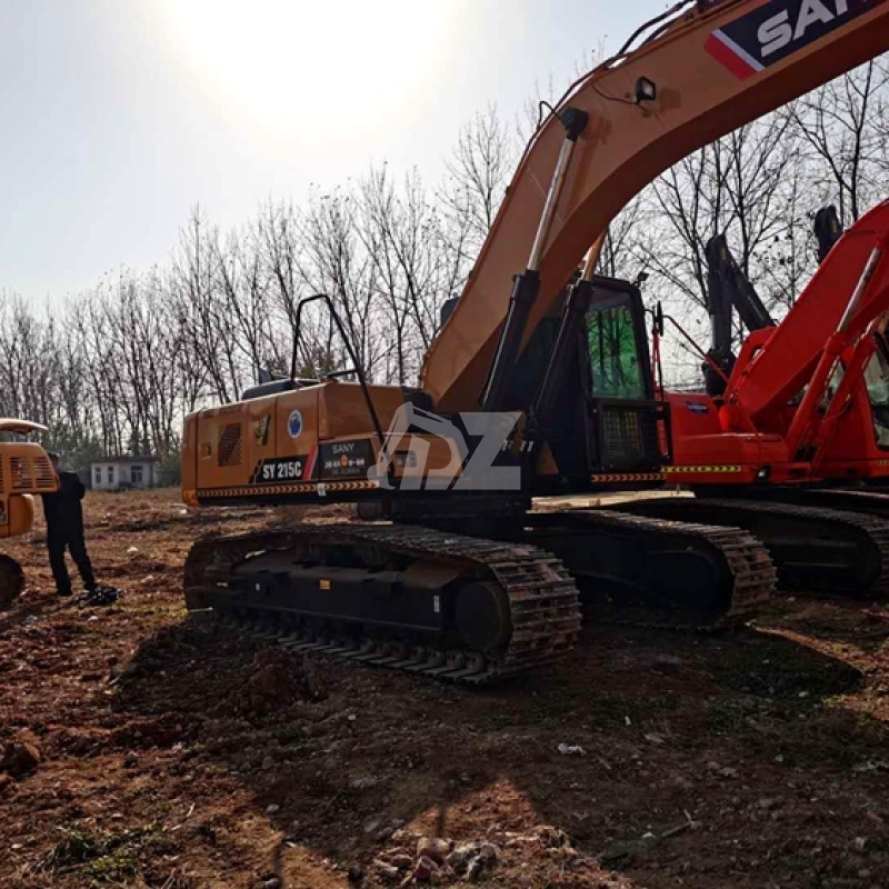 118KW 21900KG Hydraulic Used Sany Excavator SY215C SY215CPro