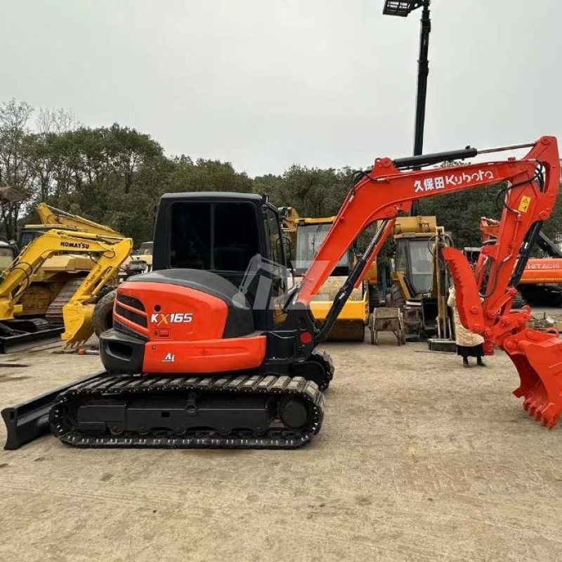 Municipal Engineering Used Kubota Excavator Kx165 Kx163 Kx155 Mini Digger