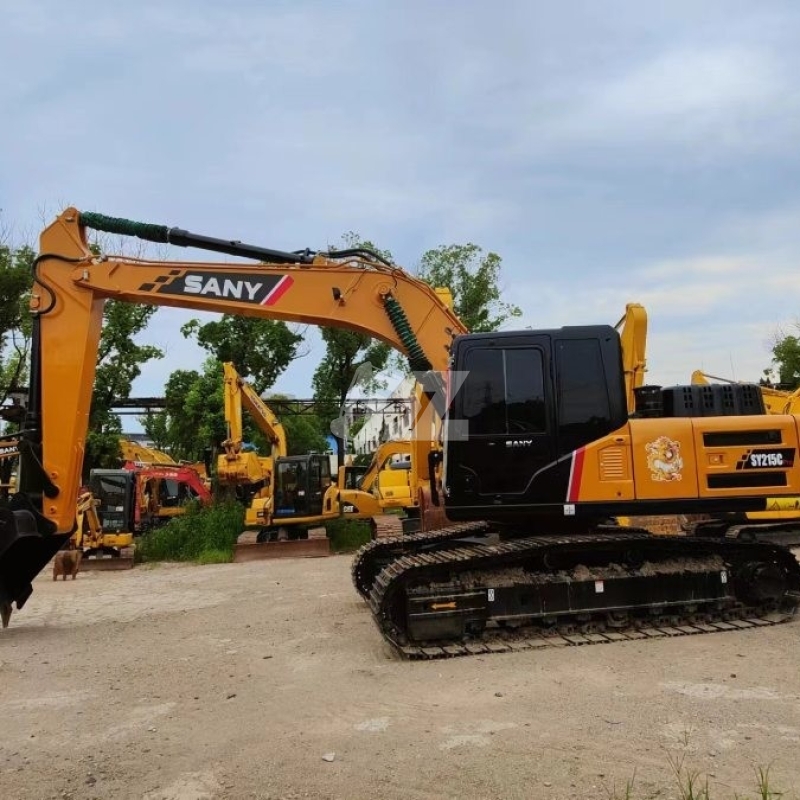Hydraulic Used Sany Excavator SY215C 118KW 21900KG for sale