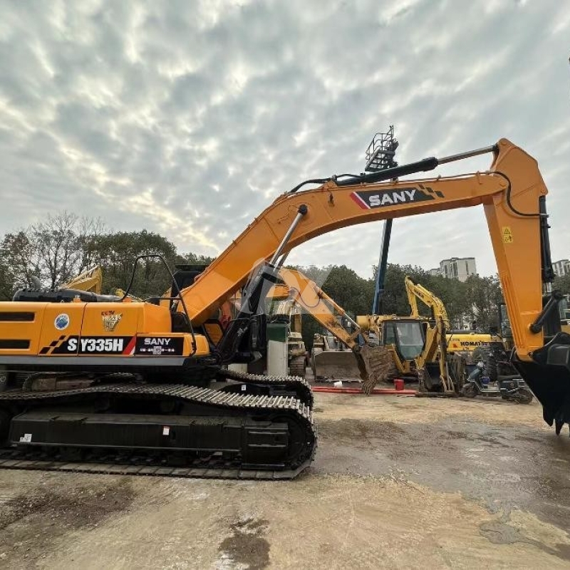 Repossessed SY335H Used Sany Excavator Crawler Digger For Construction