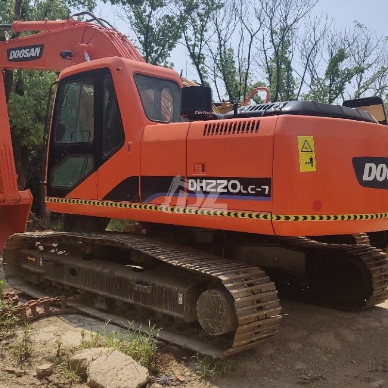 Korea Used Doosan Excavator DH220LC Crawler Machine For Mining
