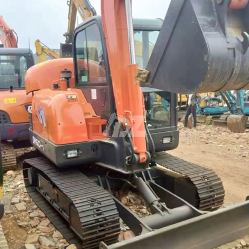 Doosan DH60-7 Second Hand Mini Excavator Backhoe Crawler IOS Certificated