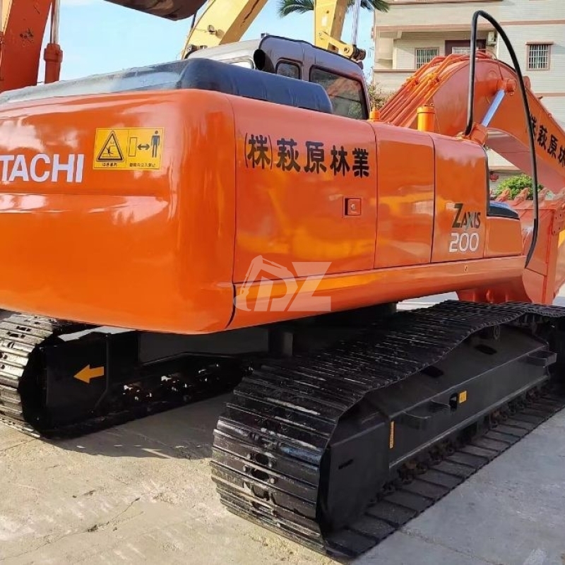 Hitachi Zx200 2nd Hand Excavator 20 Ton Repossessed Construction Digger Machine