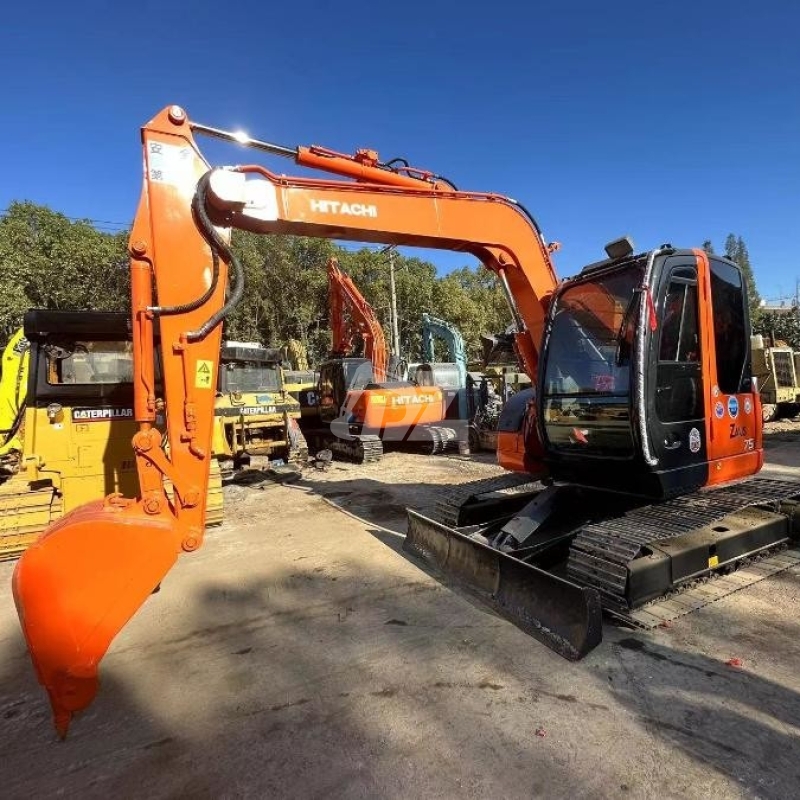 7 Tons ZX75US Used Hitachi Excavator Second Hand Mini Digger