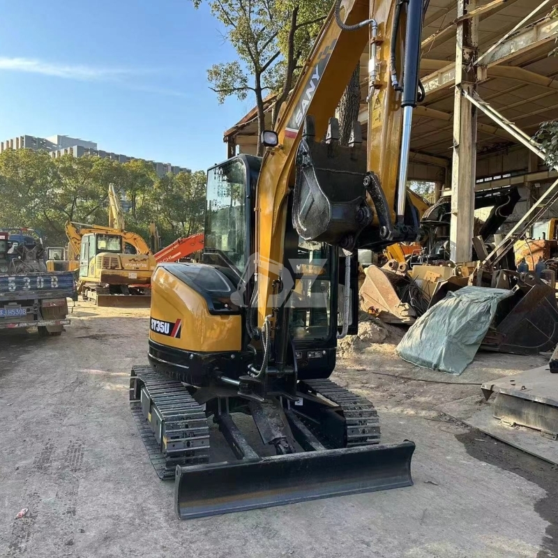 Sany SY35U Equipment Trader Mini Excavator Second Hand Construction Machinery