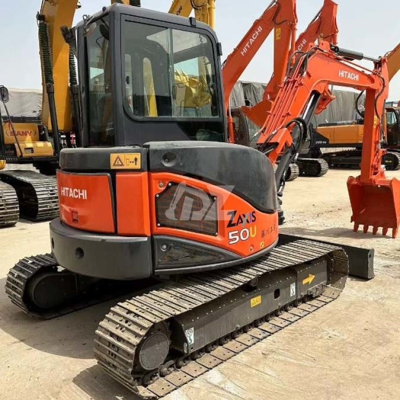 Mini ZX50U Hitachi Excavator Used Construction Machinery 5T ZX50